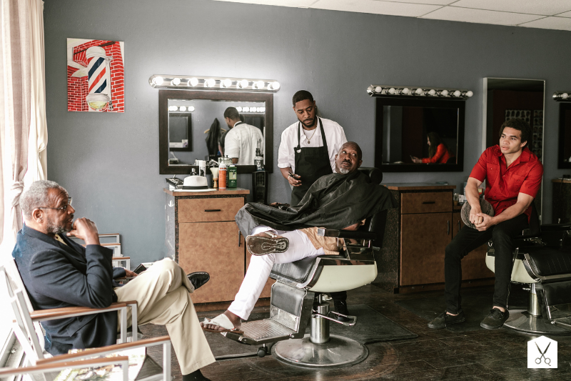 Local barbershop winning customers